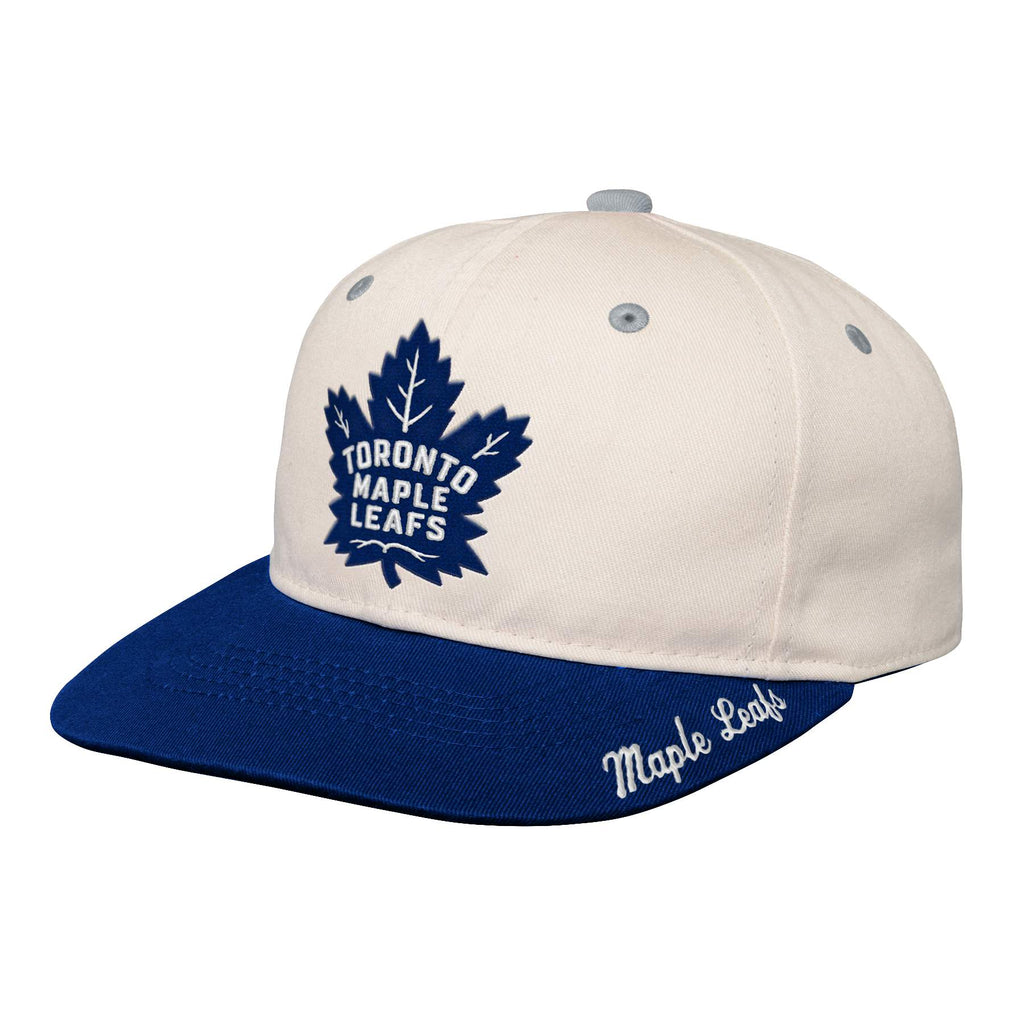 Youth Bone Crown Deadstock Flat Brim - Toronto Maple Leafs