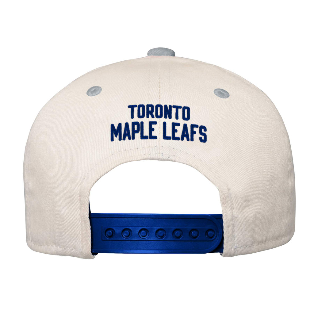 Youth Bone Crown Deadstock Flat Brim - Toronto Maple Leafs