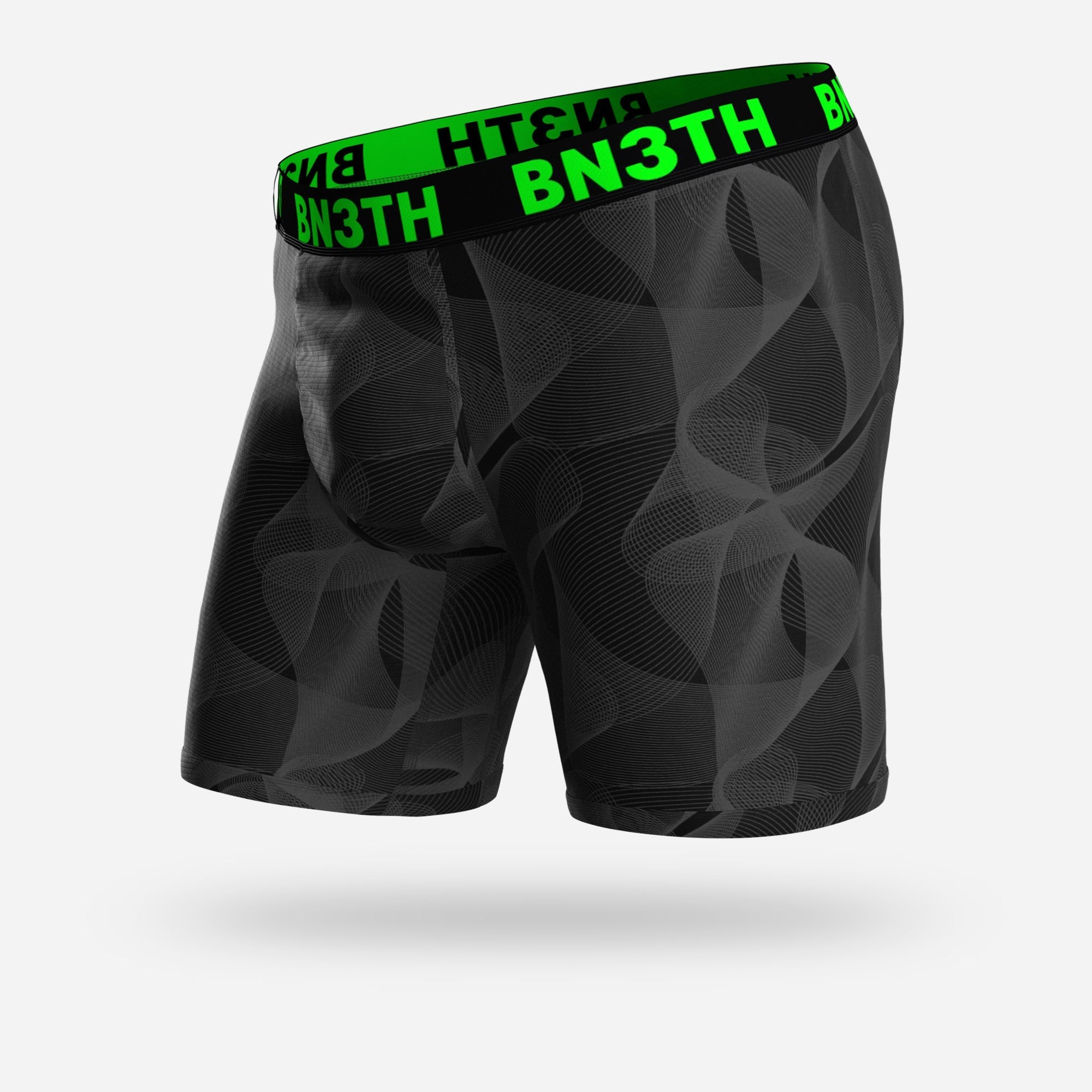 BN3TH Men's PRO IONIC Boxer Brief Black/White - Play Stores Inc