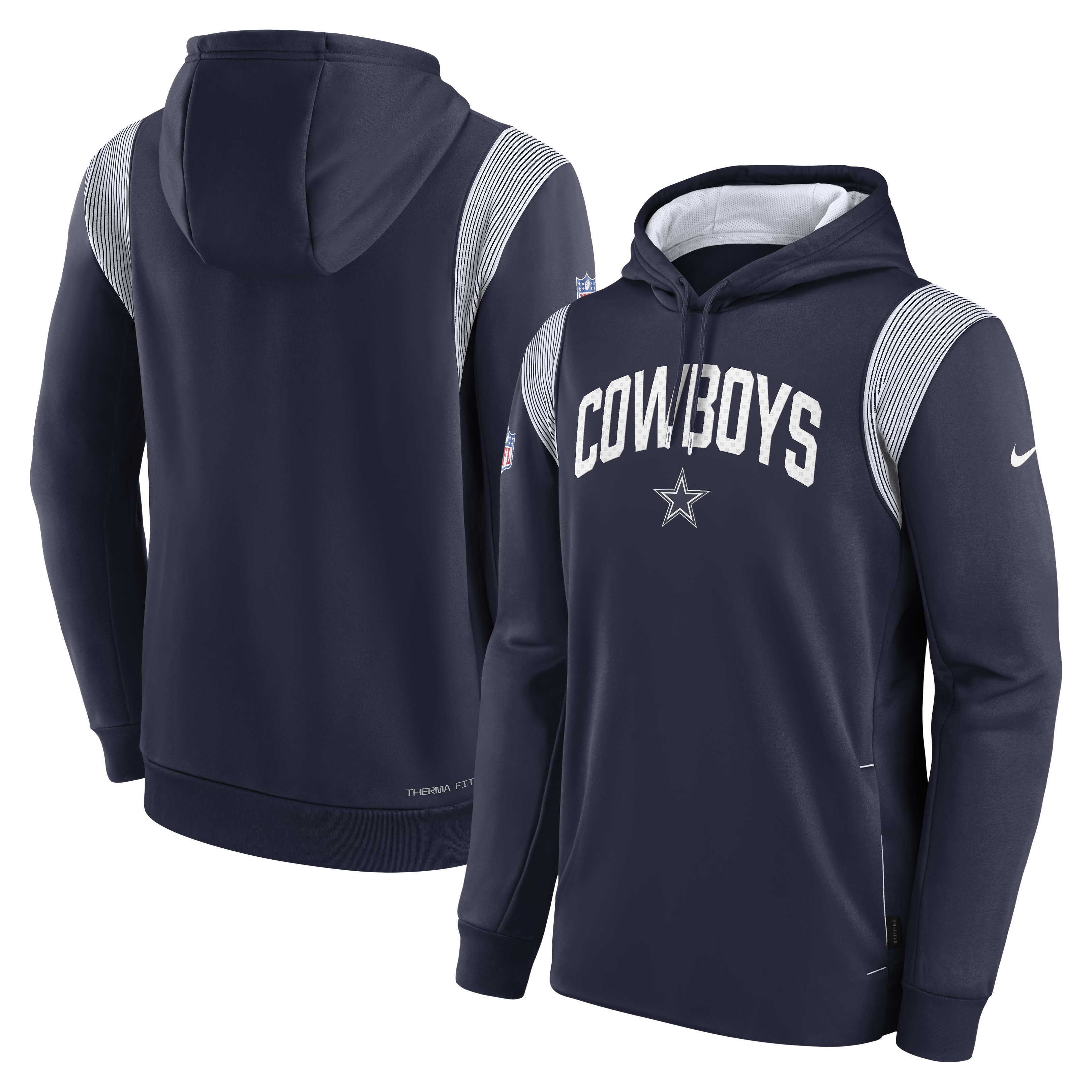 NFL AUTHENTIC STACK HOODIE ADULTS