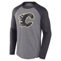 NHL TRI-BLEND RAGLAN LONG SLEEVE T-SHIRT - CALGARY FLAMES