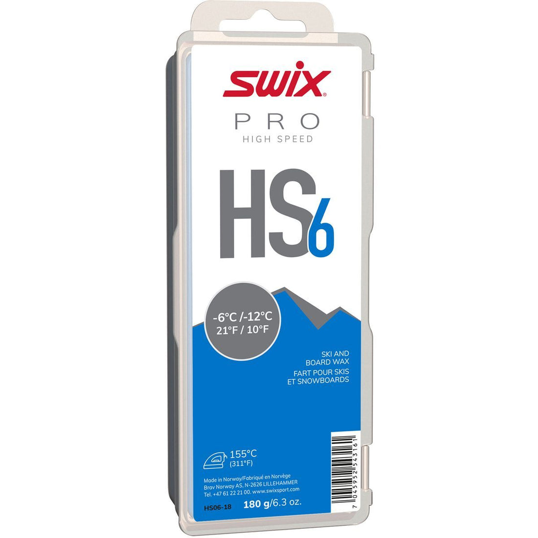 Swix HS6 Blue Glide Wax