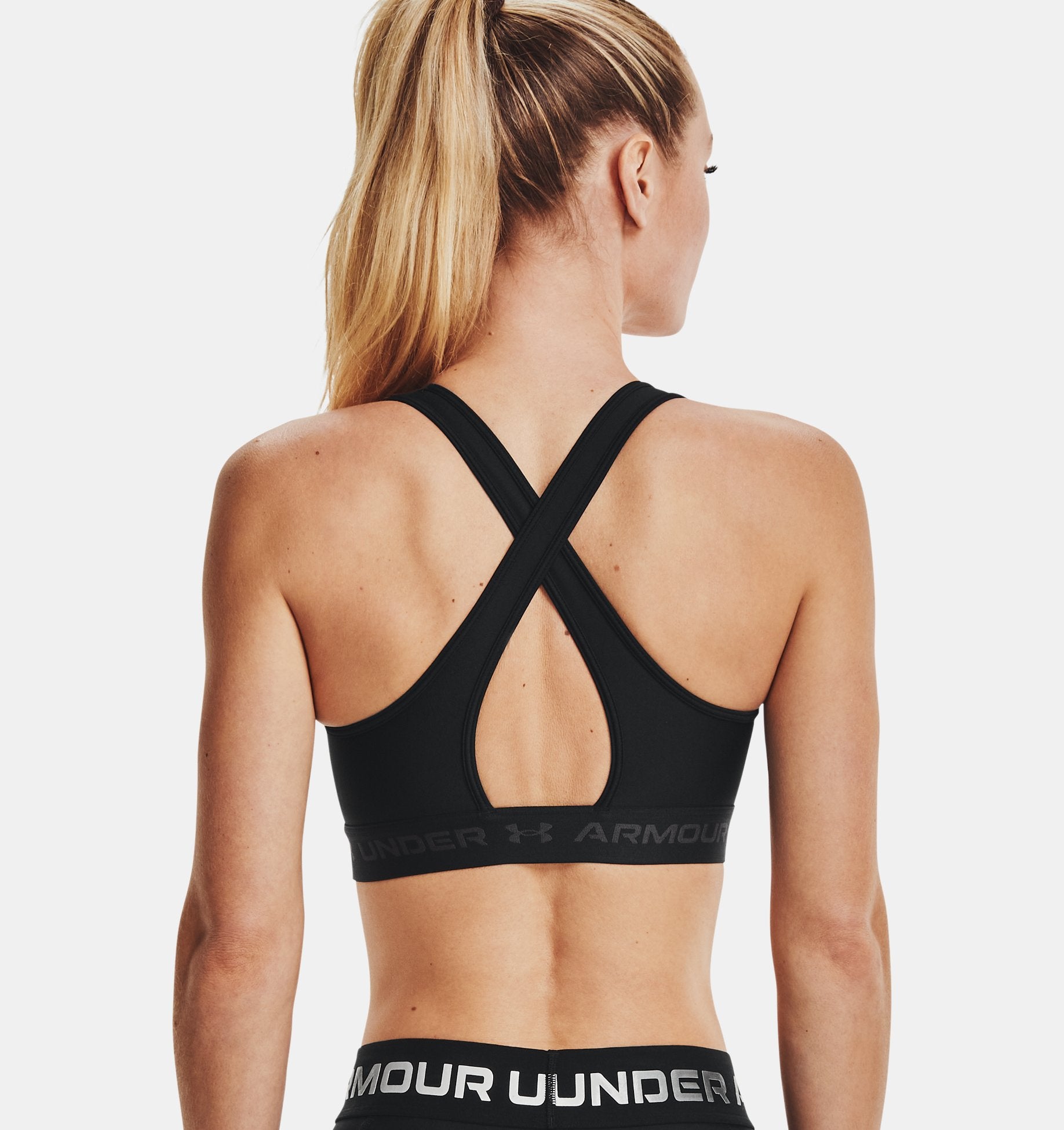 Under Armour Women's Crossback Mid Sports Bra
