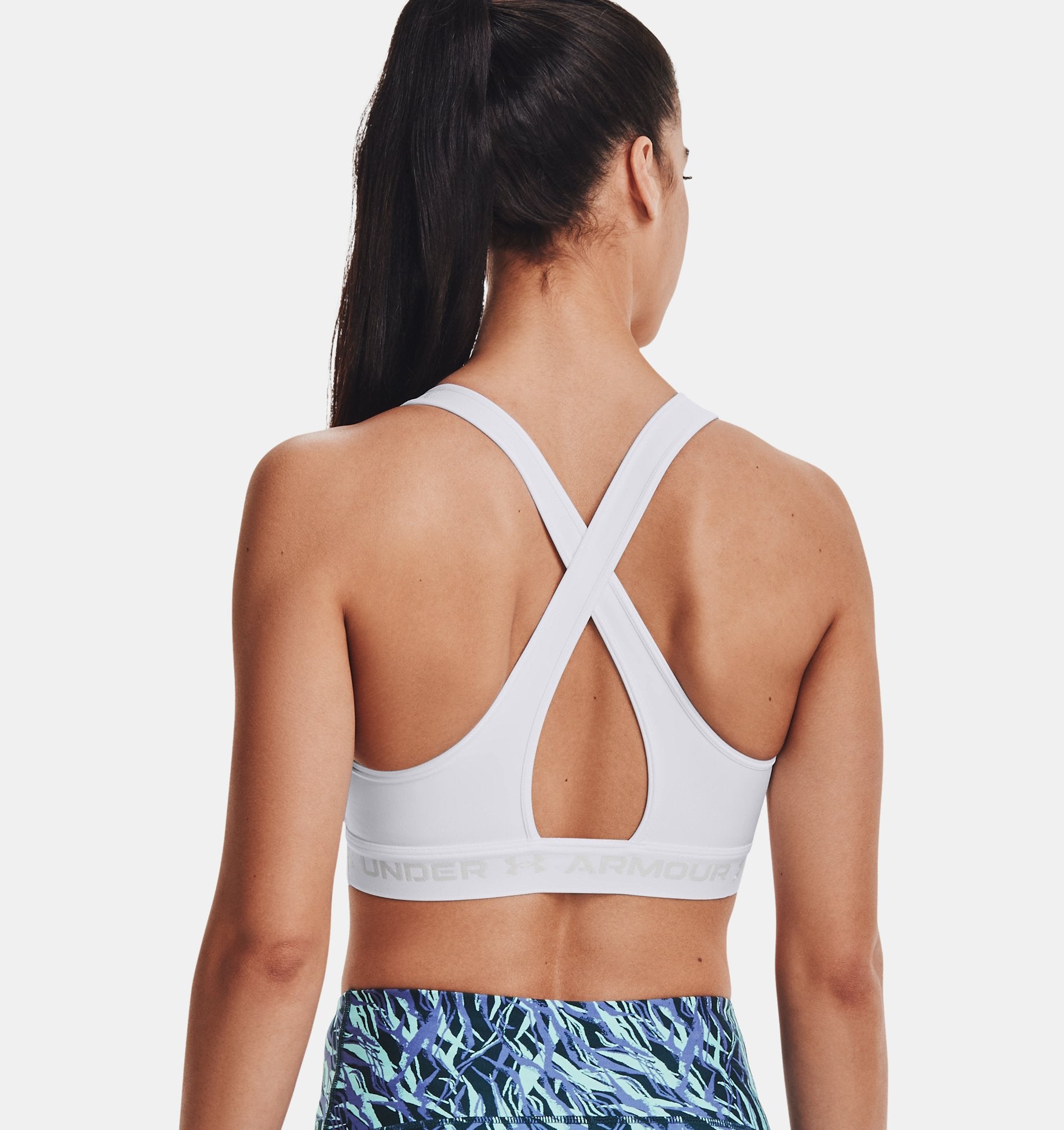 Under Armour Women's Crossback Mid Sports Bra