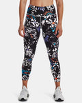 Women's HeatGear No-Slip Waistband Printed Ankle Leggings