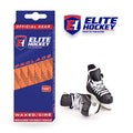 Elite Hockey Orange Wax Hockey Laces