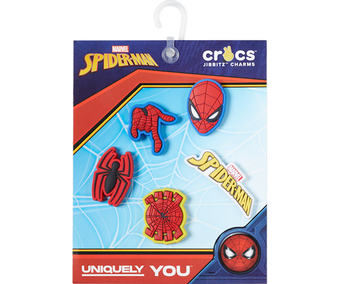Crocs Spider Man Jibbitz Shoe Charm - 5 Pack