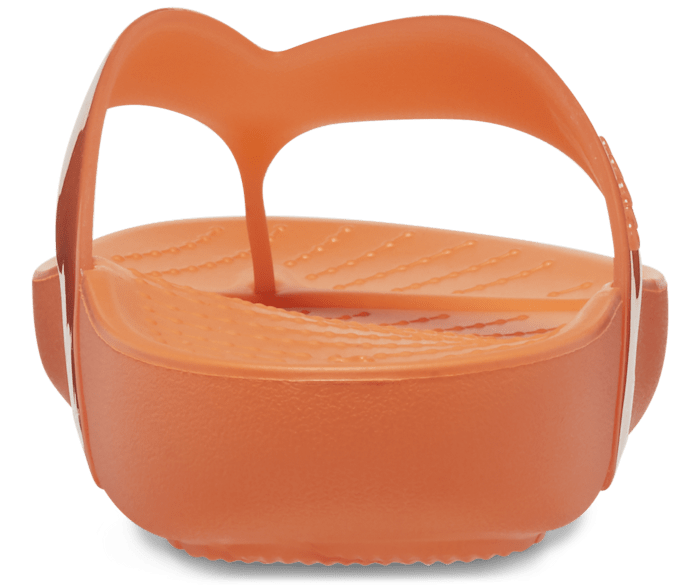 Crocs Splash Glossy Flip Women's Sandal- Persimmon