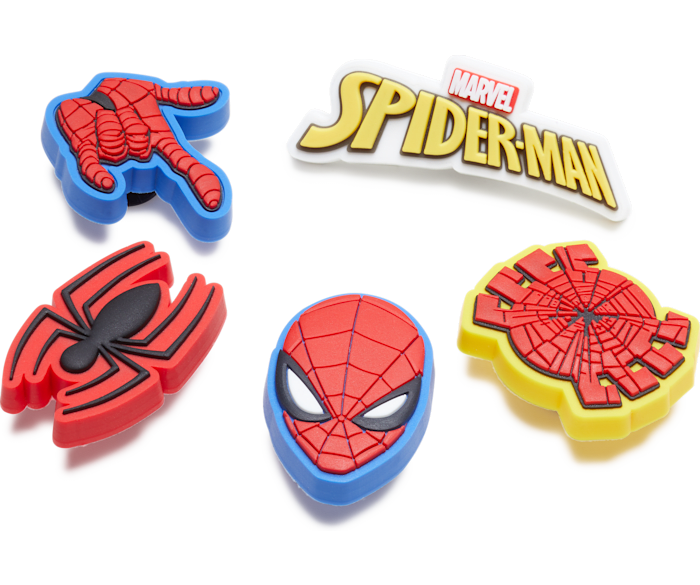 Crocs Spider Man Jibbitz Shoe Charm - 5 Pack