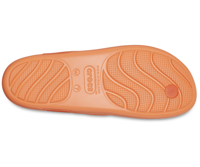 Crocs Splash Glossy Flip Women's Sandal- Persimmon