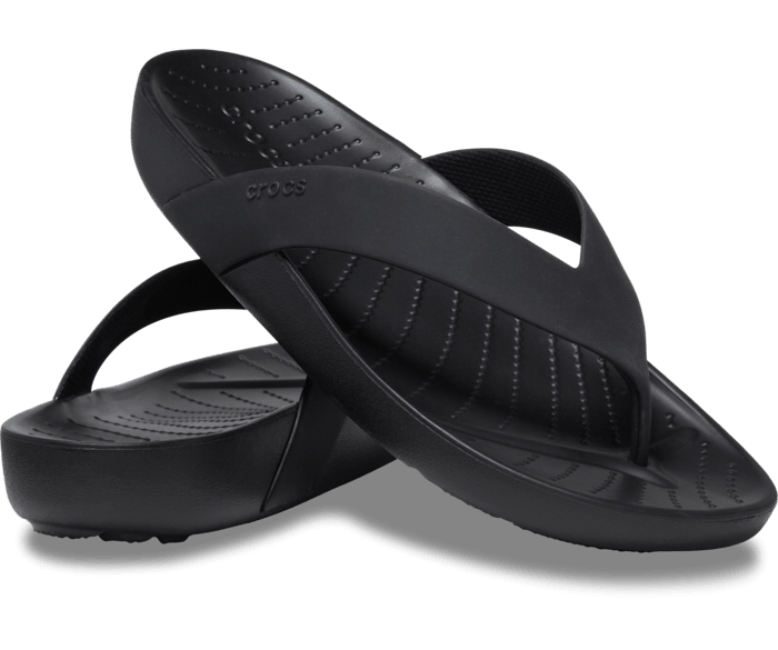 Crocs Splash Flip Women's Sandal- Black