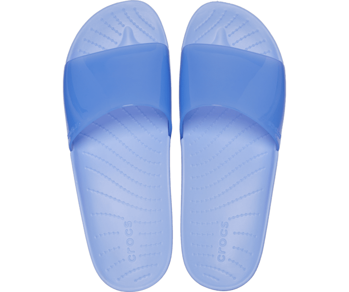Crocs Splash Glossy Slide Women's Sandal- Moon Jelly