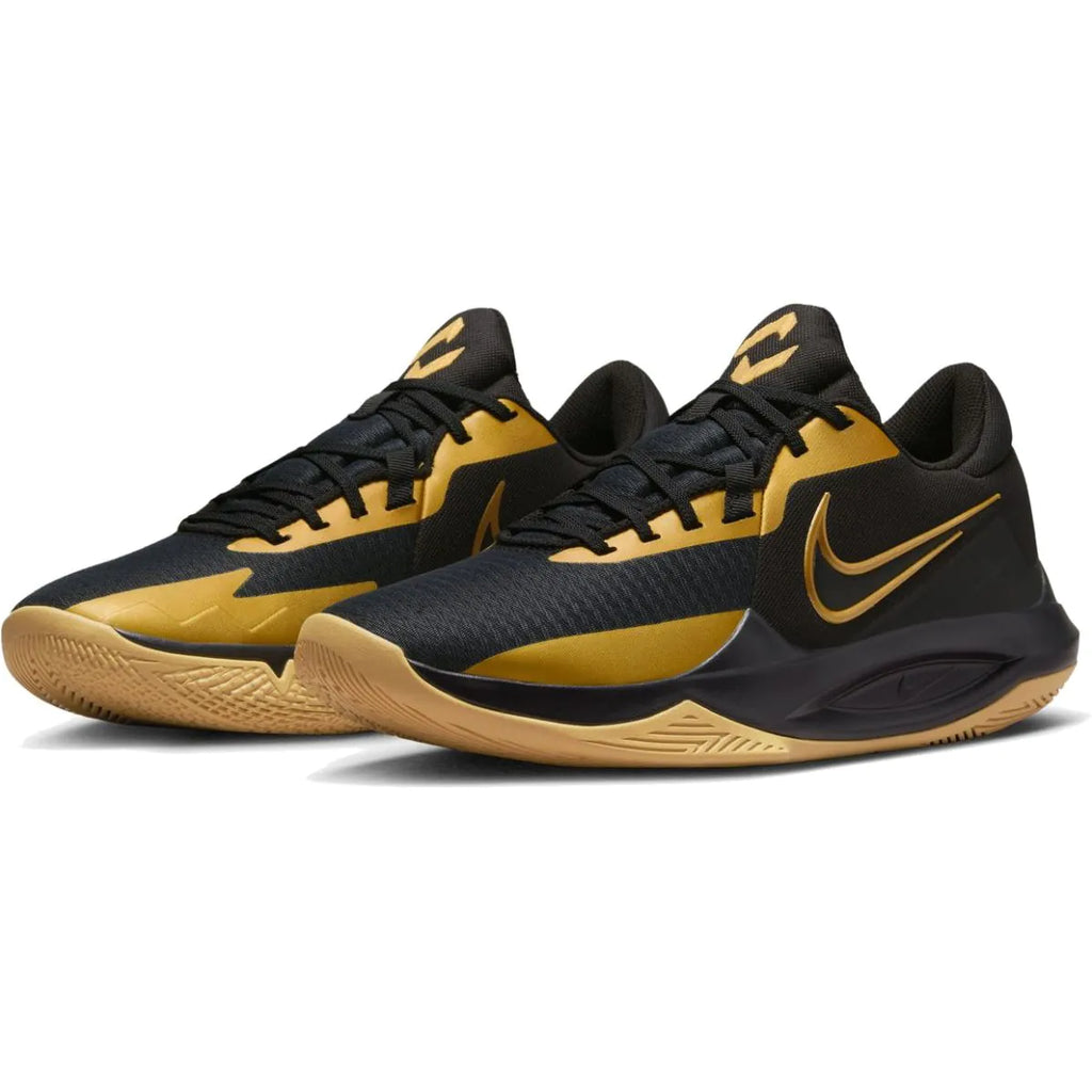 Black gold basketball shoes discount