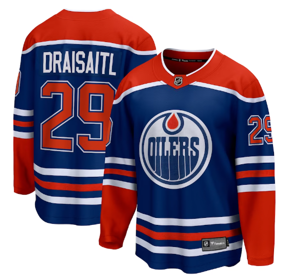 Fanatics Edmonton Oilers Breakaway Jersey - Draisaitl