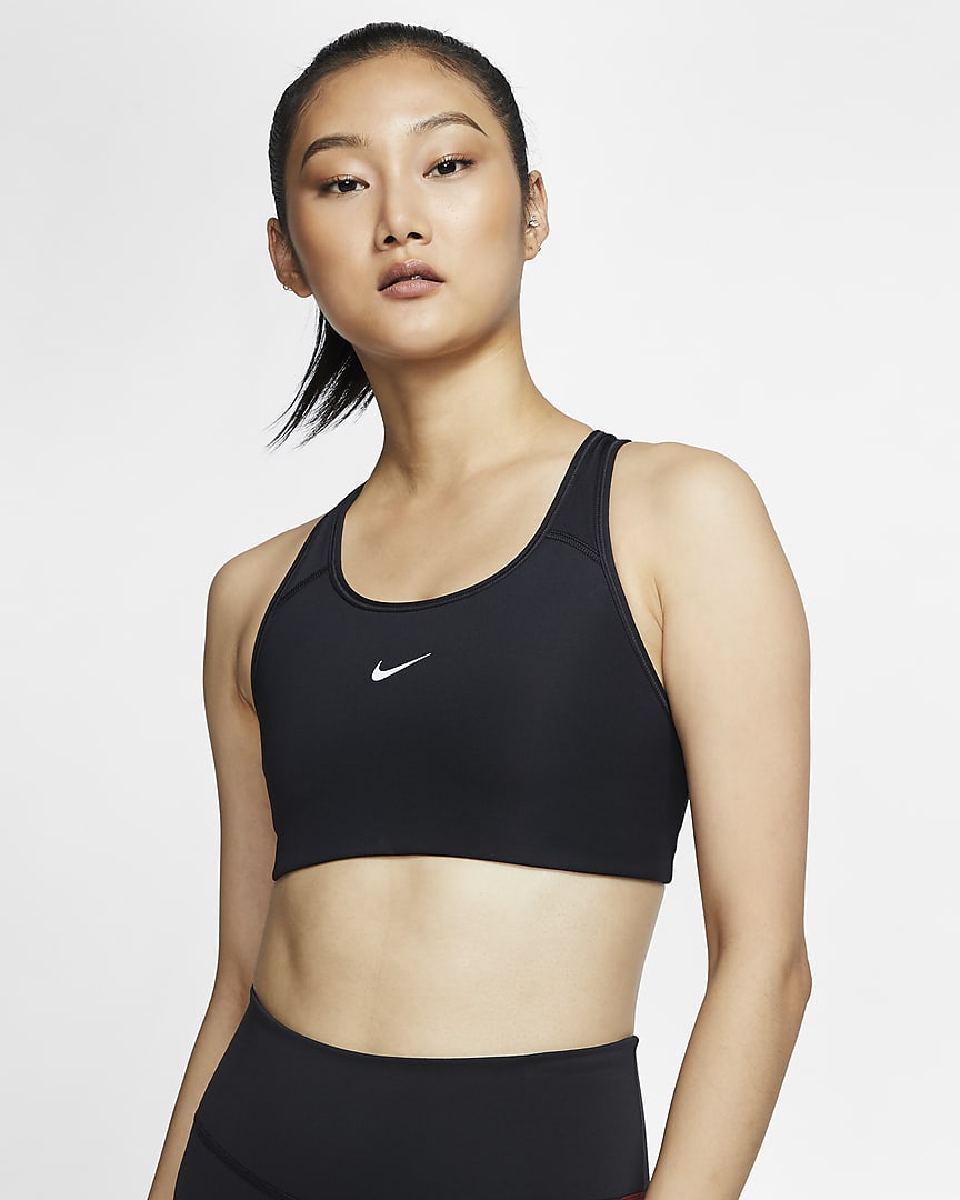  Nike Pro Classic Swoosh Bra - Navy - Small : Clothing, Shoes &  Jewelry