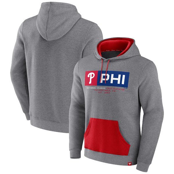 MEN'S ICONIC FLEECE RIB BLOCK HOODIE