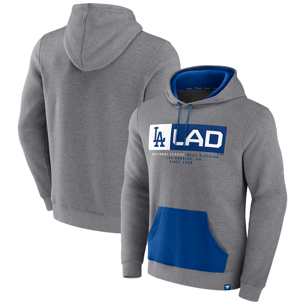 MEN'S ICONIC FLEECE RIB BLOCK HOODIE