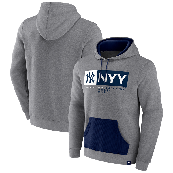 MEN'S ICONIC FLEECE RIB BLOCK HOODIE