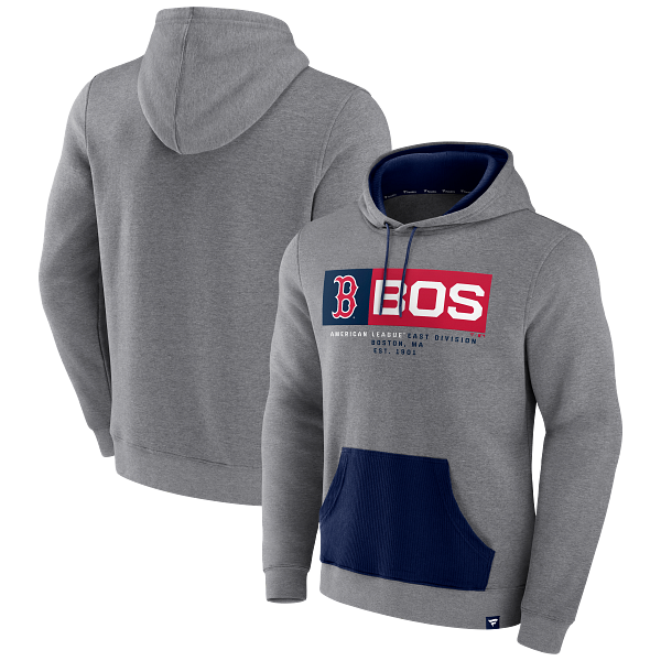 MEN'S ICONIC FLEECE RIB BLOCK HOODIE
