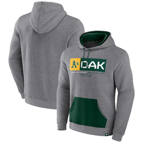 MEN'S ICONIC FLEECE RIB BLOCK HOODIE