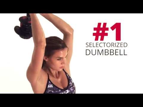 552 SelectTech Adjustable Dumbbells- Pair (5-52LBS)