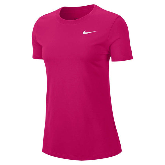 Nike Training Nike Yoga Dri-FIT Layered t-shirt in pink - ShopStyle Tops