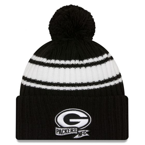 2022 Cold Weather Black and White Pom Knit Hat