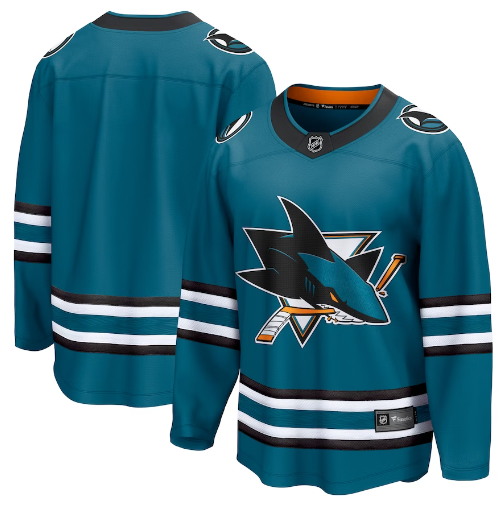 Fanatics San Jose Sharks Home Breakaway Jersey