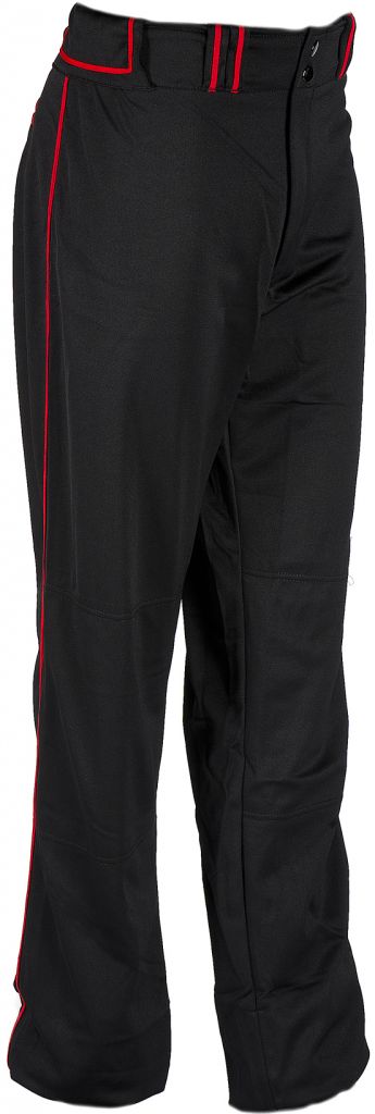 Under Armour Men's Ace Knicker Baseball Softball pant w/black/red/black  piping