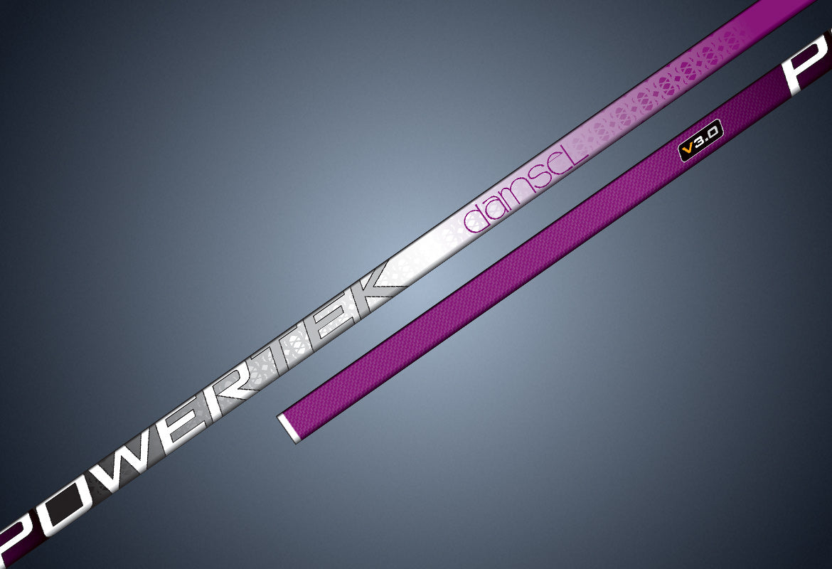Powertek Junior Damsel V3.0 Ringette Stick with Grip