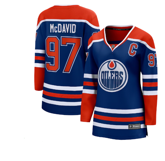 Fanatics Edmonton Oilers Women's Breakaway Jersey - Connor McDavid